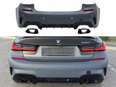 Бампер задній з насадками M340i для BMW 3 series G20 2018-2022 752 фото