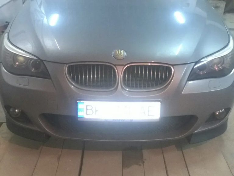 BMW е60 Клыки на M paket бампер 374 фото