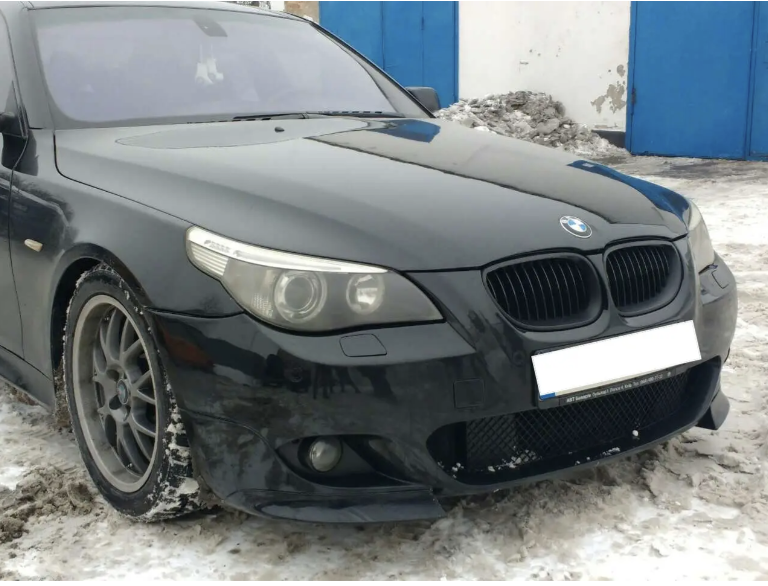 BMW е60 Клыки на M paket бампер 374 фото