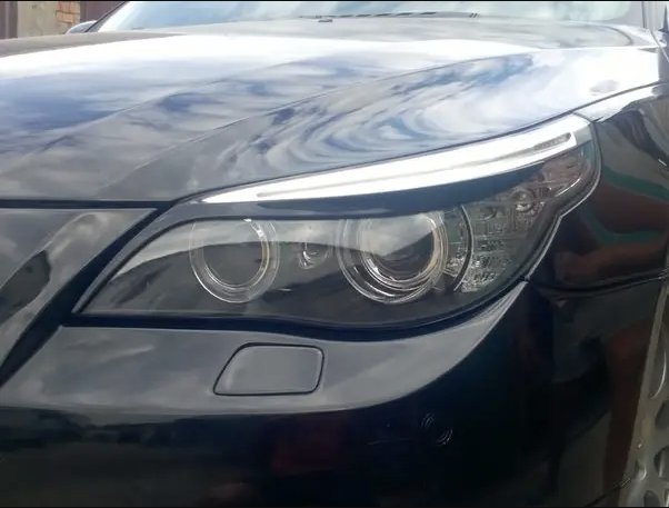 Bmw e60 вії на фари тонкі 375 фото