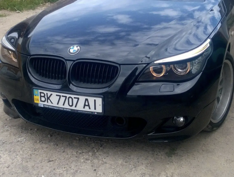Bmw e60 вії на фари тонкі 375 фото