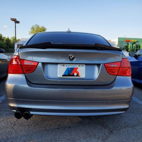 BMW E90 Спойлер М4 черный глянец 409 фото