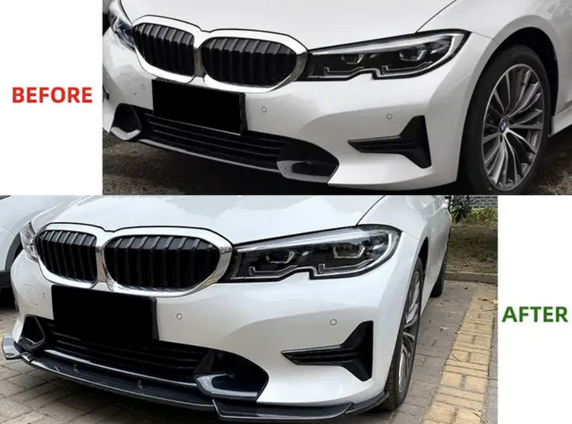 Губа Накладка переднього бампера BMW 3 G20/G21 280 фото