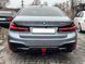 Дифузор накладка заднього бампера зі стоп-сигналом CS style BMW 5 series G30 2017-2023 чорний глянець 903 фото 10