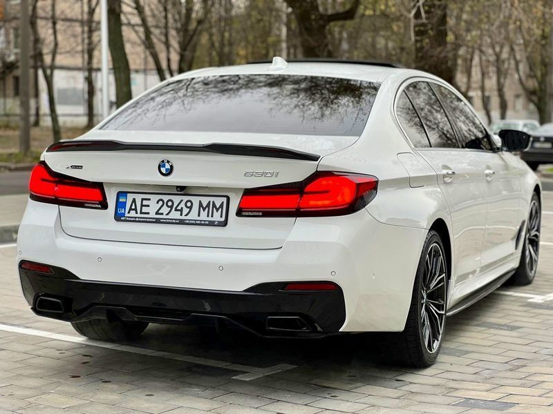 Диффузор накладка заднего бампера M-Performance BMW 5 G30 465 фото
