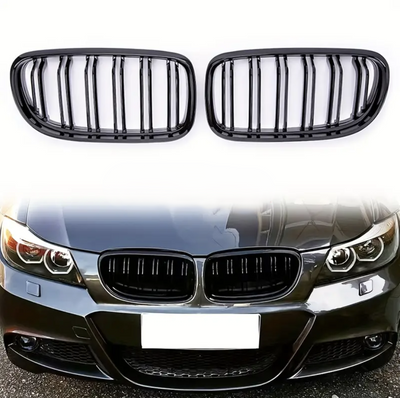 Решетки радиатора BMW E90 E91 M Performance рестайлинговые ноздри 415 фото