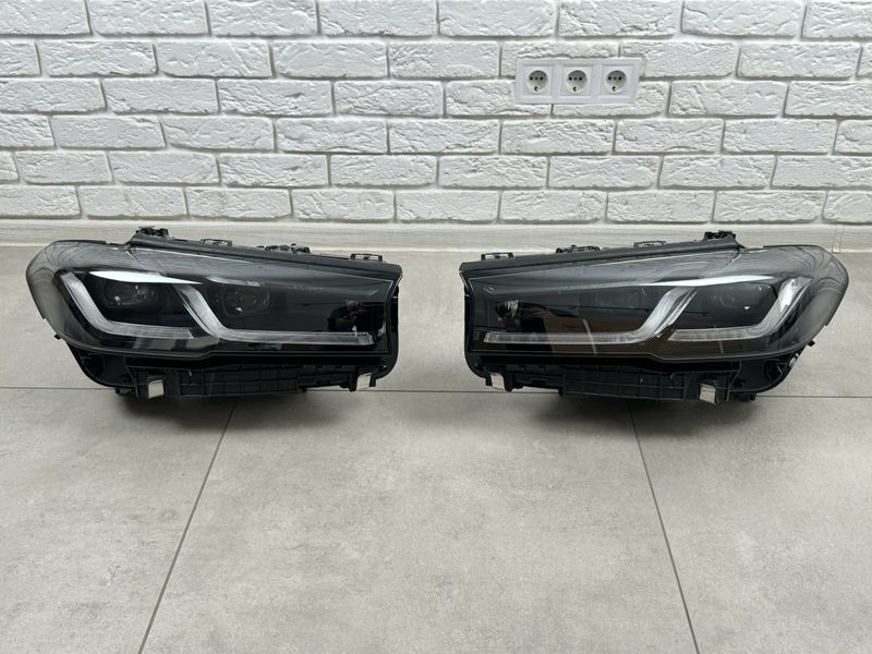 Фари Shadow Line LED LCI 2020+ рестайлінг для BMW G30/G31 2016-2020 2шт. із заміною бампера на 20+ 904 фото