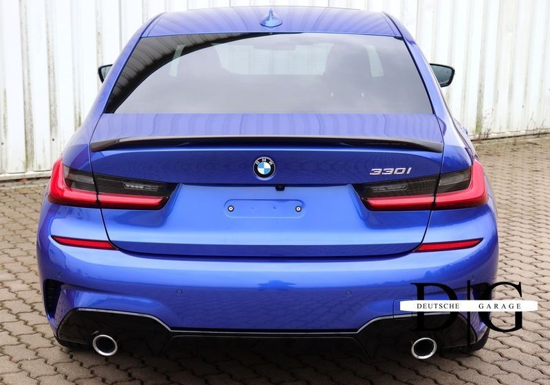 Спойлер M Performance  BMW 3 G20 2018- ABS пластик, чорний глянець 288 фото