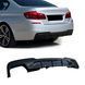 Диффузор накладка заднего бампера M-Performance BMW 5 series F10 2010-2016 104 фото 1