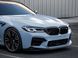 Губа bmw g30 M5 бампер чорный глянец LCI 1250 фото 2
