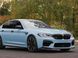 Губа bmw g30 M5 бампер чорный глянец LCI 1250 фото 3