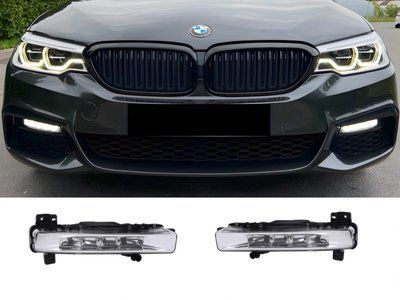 DRL ходовые огни BMW 5 series G30 G31 2016-2020 473 фото