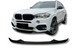 Накладка, Губа переднего бампера BMW X5 F15 стиль Performance Черный Глянец 344 фото 1