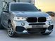 Накладка, Губа переднего бампера BMW X5 F15 стиль Performance Черный Глянец 344 фото 6