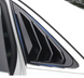 Накладки (зябра) на вікна задніх дверей Audi A4 B8 062 фото 2