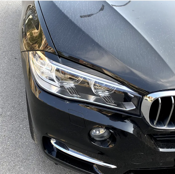 Реснички на BMW X5 F15 / X6 F16 черный глянец 348 фото
