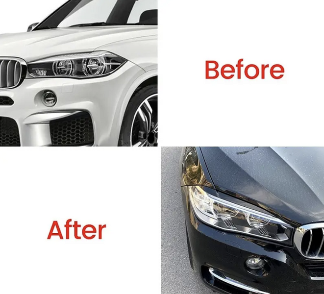 Реснички на BMW X5 F15 / X6 F16 черный глянец 348 фото