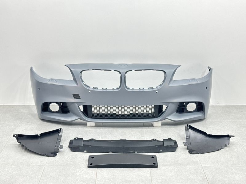 Комплект обвісу M paket рестайлінг 2013+ для BMW 5 series F10 2010-2016 (передній/задній бампер, пороги) 113 фото