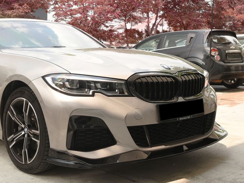 Накладка, Губа переднего бампера M-Performance  AC Schnitzer BMW 3 G20 G21 2017-2022  M-paket 664 фото