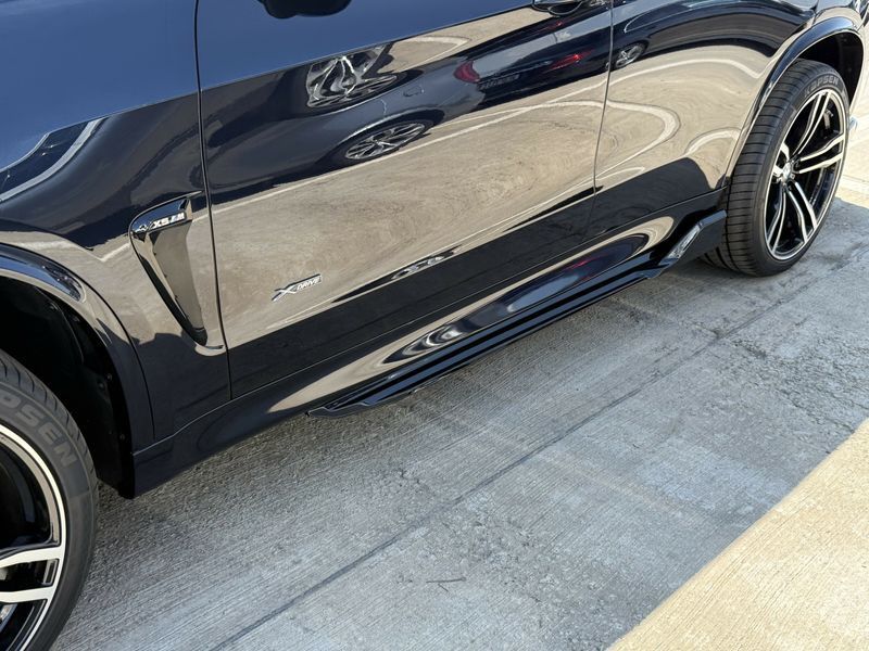 Накладки, лезвия порогов  BMW X5 F15 большие 350 фото