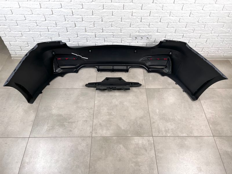 Задній бампер M3 стиль BMW 3 Series F30 2012-2018 (з отворами під парктроніки) 789 фото