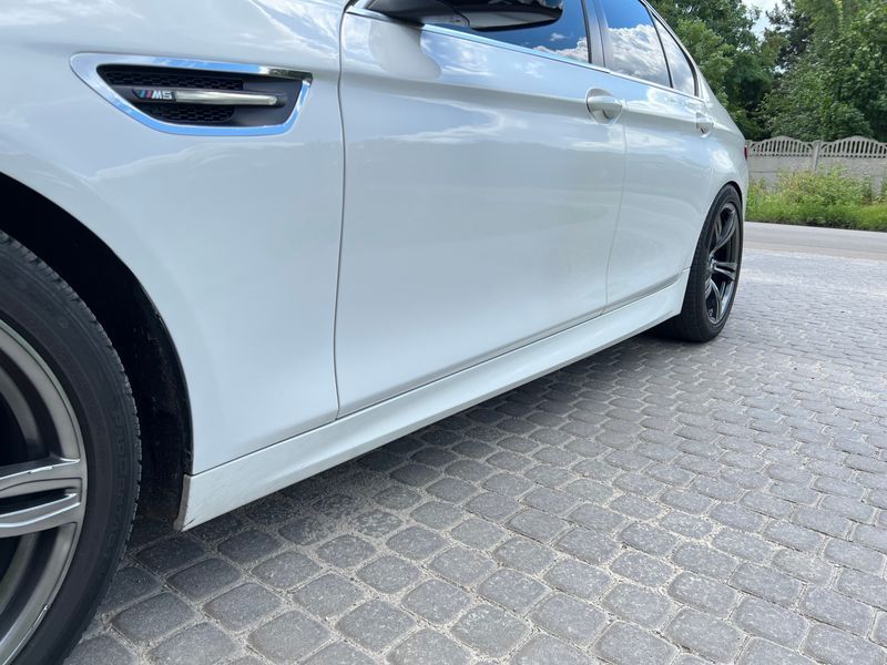 Накладки на пороги M-paket BMW 5 series F10 F11 2010-2016 117 фото