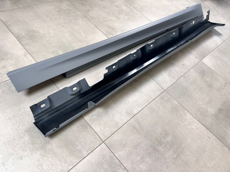 Накладки на пороги M-paket BMW 5 series F10 F11 2010-2016 117 фото