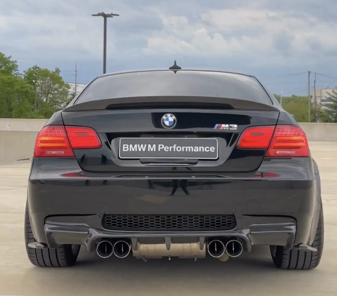 Спойлер Bmw e92 Mperformance (чорний глянець) 432 фото