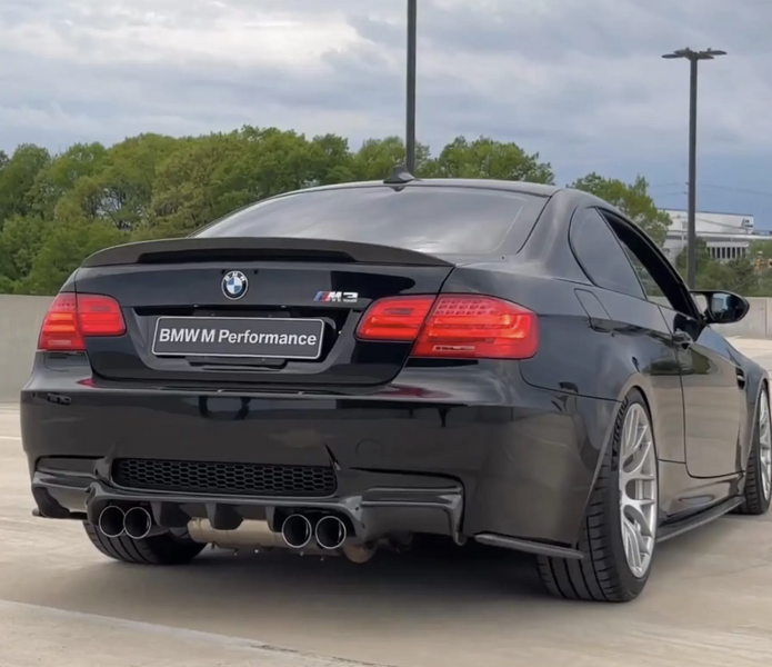 Спойлер Bmw e92 Mperformance (чорний глянець) 432 фото