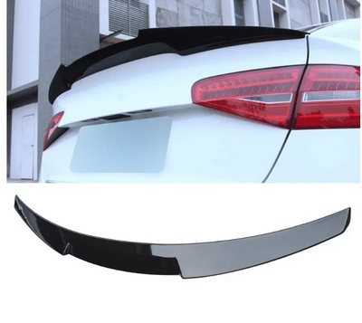 Спойлер на Audi A4 B8 стиль М4 черный глянцевый ABS-пластик (12-15 г.в.) 070 фото