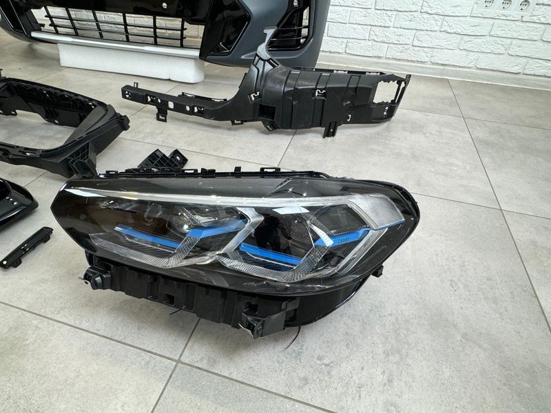 Обвіс комплект рестайлінгу М пакет LCI 2022+ для BMW X3 G01 2018-2021 1025 фото