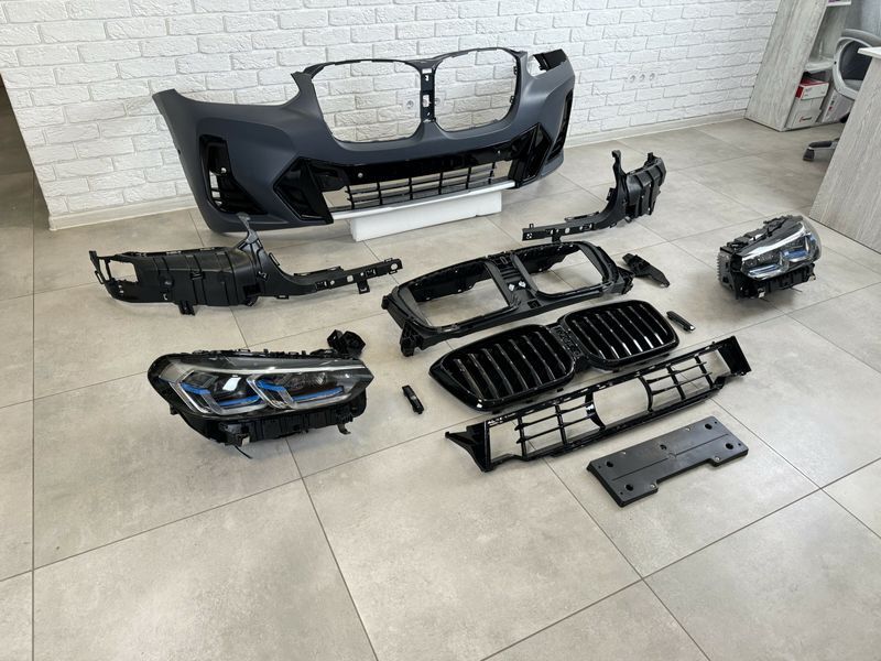 Обвіс комплект рестайлінгу М пакет LCI 2022+ для BMW X3 G01 2018-2021 1025 фото