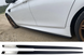 Леза під пороги M-Perfomance BMW 5 series F10 F11 2010-2016 2шт. чорний глянець 120 фото 1