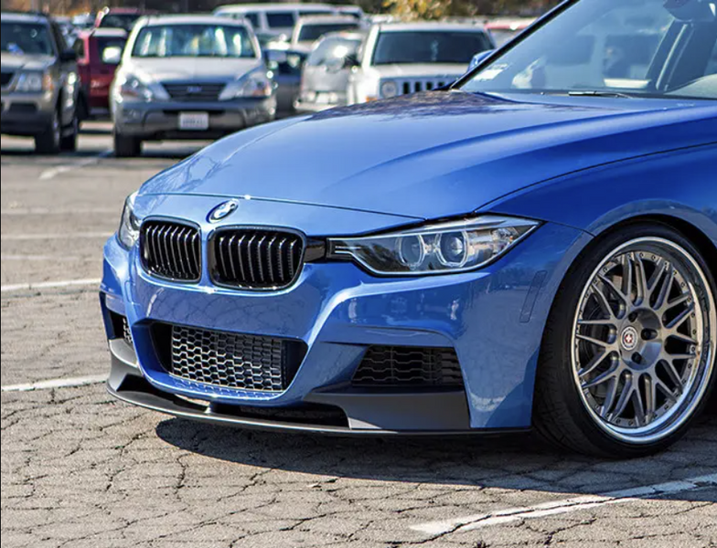 ЦІЛЬНА!!! bmw f30 М пакет M-Performance губа (спліттер) Накладка на передній бампер 306 фото