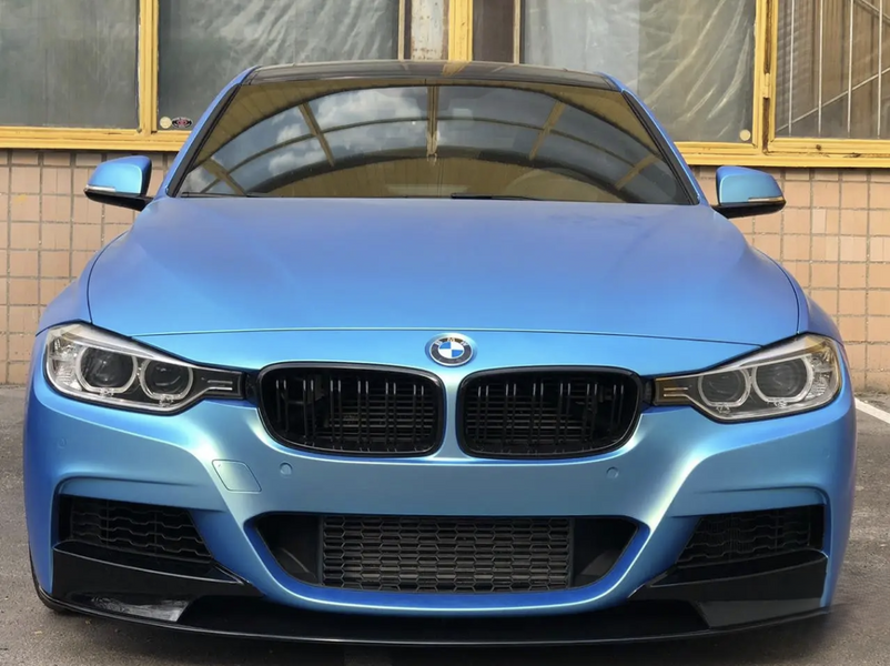 ЦІЛЬНА!!! bmw f30 М пакет M-Performance губа (спліттер) Накладка на передній бампер 306 фото