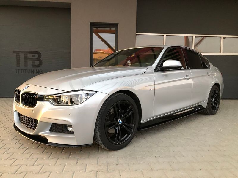Губа, Накладка переднього бампера BMW F30 М пакет 308 фото