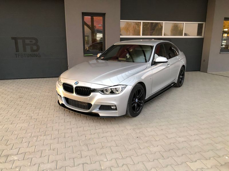 Губа, Накладка переднього бампера BMW F30 М пакет 308 фото