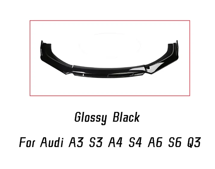 Накладка переднего бампера Audi A4 B8 (12-15 г.в.) 075 фото