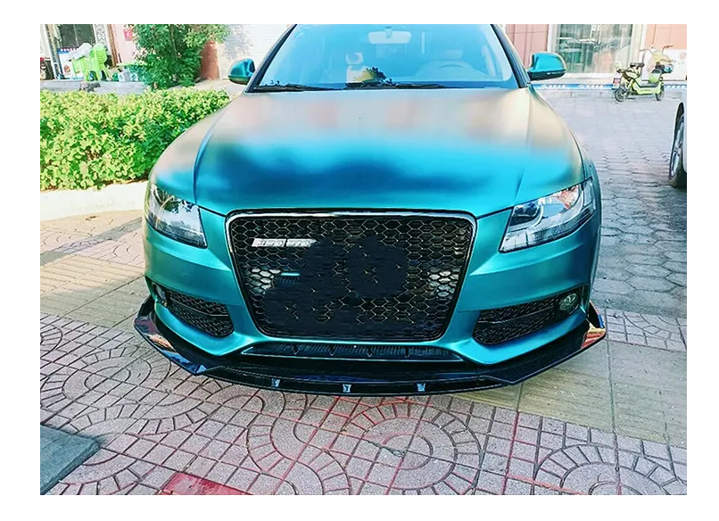 Накладка переднего бампера Audi A4 B8 (12-15 г.в.) 075 фото
