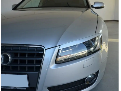 Реснички, накладки фар на AUDI A4 B8 (08-11 г.в.) 077 фото