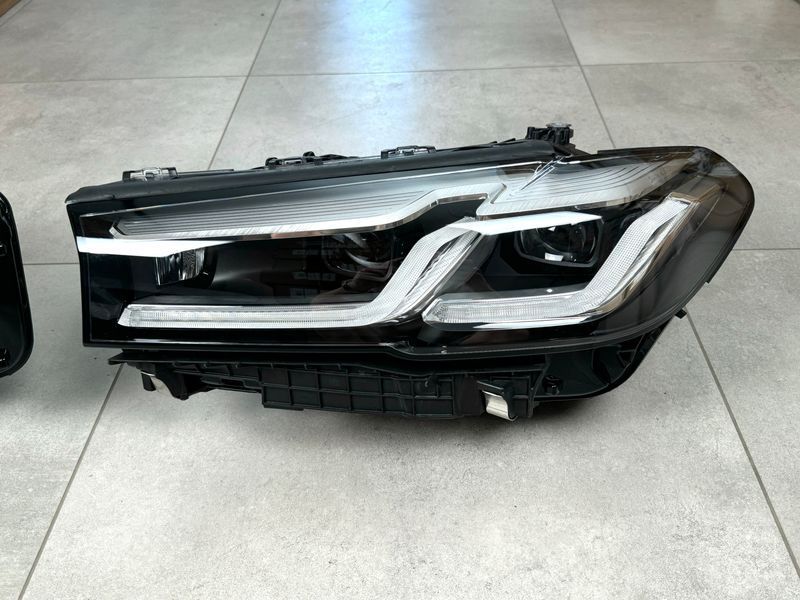 Фари Adaptive LED рестайлінг BMW G30/G31 2016-2020 2шт. з блоками для заміни з дорестових 676 фото