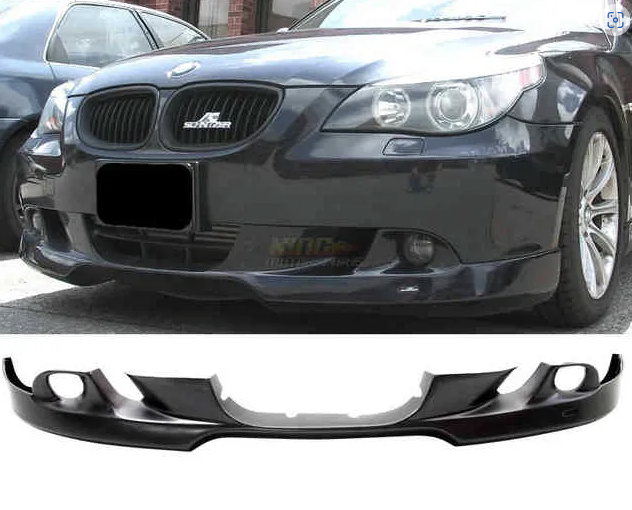 Накладка переднього бампера (губа) стиль Шніцер BMW е60 (03-07 р.в.) 369 фото