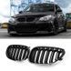 Решетки радиатора BMW E60 E61 M Performance глянцевые двойные ноздри 132 фото 1