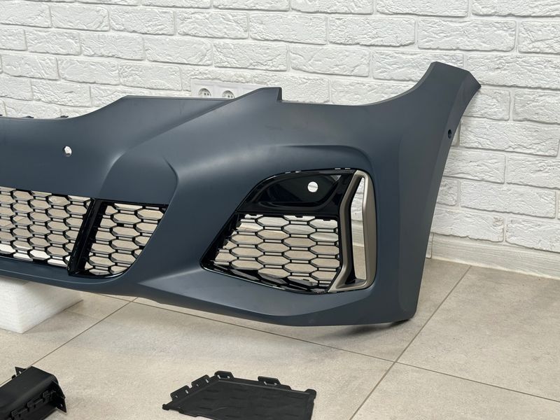 Передний бампер в сборе с ноздрями M 340i BMW 3 series G20 G21 2019-2022 751 фото