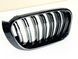 Решетки радиатора комплект BMW X3 F25 и X4 F26 2014&ndash;2017 черный глянец двойные ламели 1013 фото 6